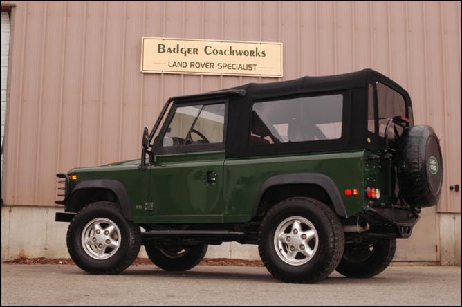 Badger Coachworks Land Rover Specialist shop sign